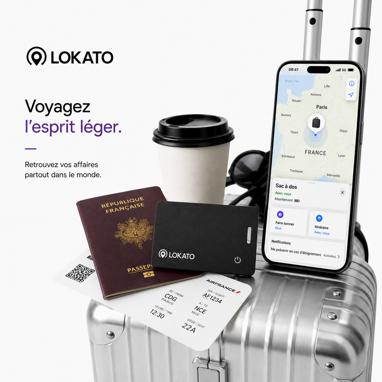 Carte de Localisation Intelligente Lokato®