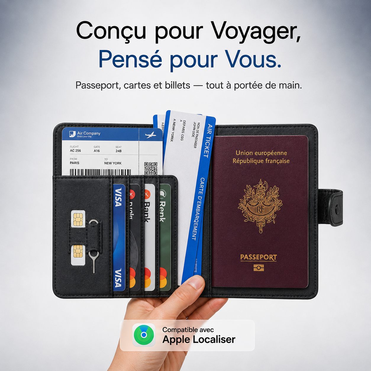 Porte-Passeport Intelligent Lokato®