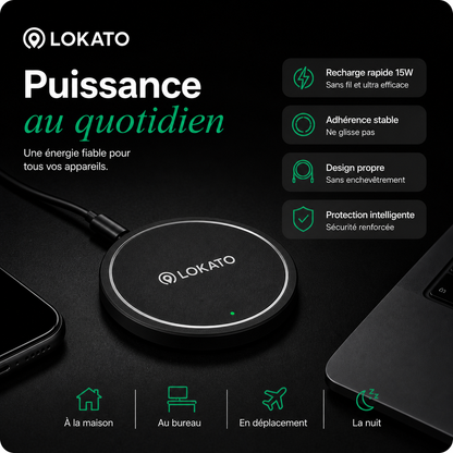 Cargador Inalámbrico Magnético Lokato