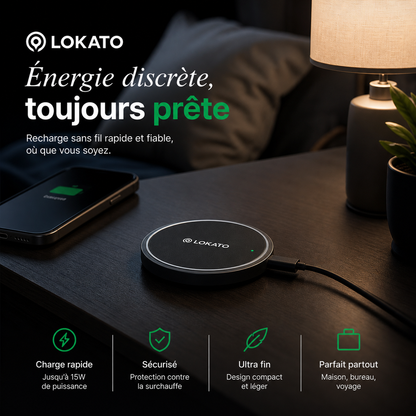Cargador Inalámbrico Magnético Lokato