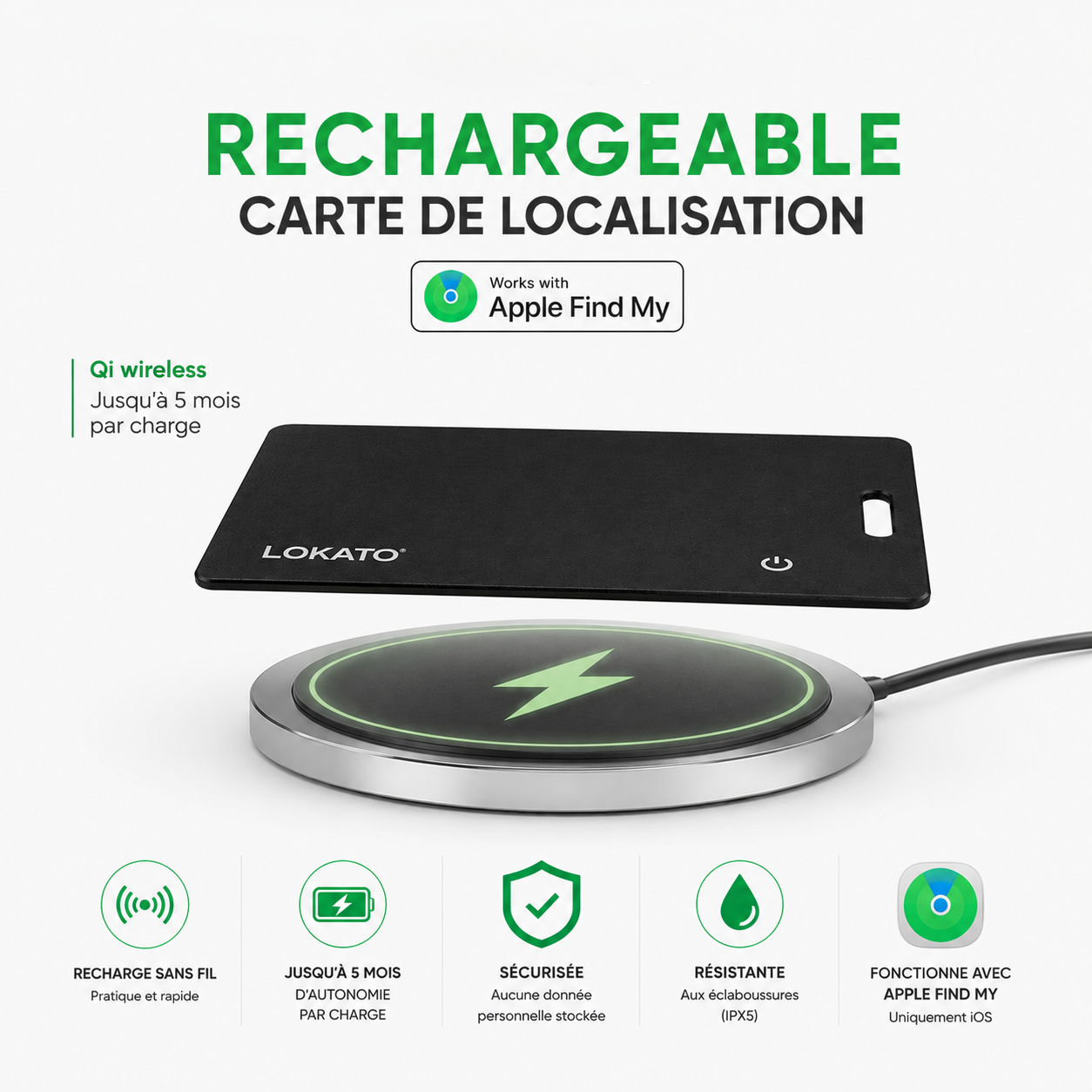 Carte de Localisation Intelligente Lokato®